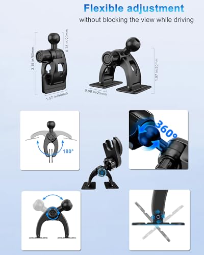 Car Phone Holder for Pop Socket, Dashboard Socket Grip Car Mount Dual Adhesive Base for Any Surfaces, Dash Sockets Phone Mount for Car, Works for iPhone Samsung All Smartphones with Pop Grip - style: Dashboard