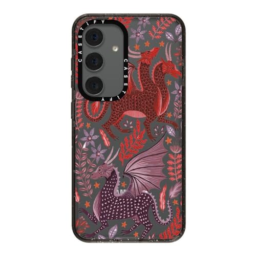 CASETiFY for Galaxy S24 Case - Impact | 8.2 ft. 4x Military Grade Drop Protection | Red Dragon Mythical Magic | Black - color: Red Dragon Mythical Magic, size: Galaxy S24 (6.2")