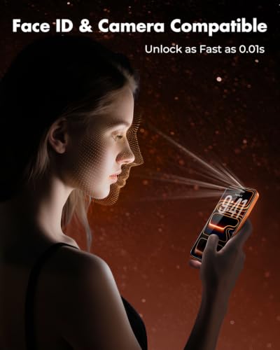 UNBREAKcable 4-Pack iPhone 17 Pro Max Screen Protector, 9H Hardness | 9H tempered glass | 99.99% HD clarity | Double Shatterproof|alignment frame easy install | case-friendly - size: iPhone 17 Pro Max