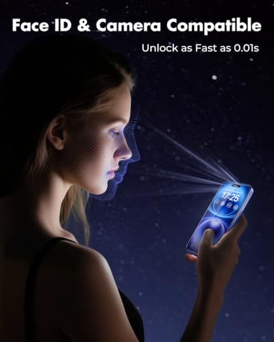 UNBREAKcable 3-Pack Screen Protector for iPhone 16 Tempered Glass | Shatterproof, Easy Install, 9H Hardness, 99.99% HD Clear, Bubble-Free, Anti-Fingerprint, Scratch Resistant, Case Friendly - size: iPhone 16