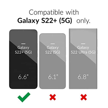 Crave for Galaxy S22 Plus Case, Shockproof Protection Dual Layer Case for Samsung Galaxy S22 Plus (6.6 inch) - Aqua - color: Aqua