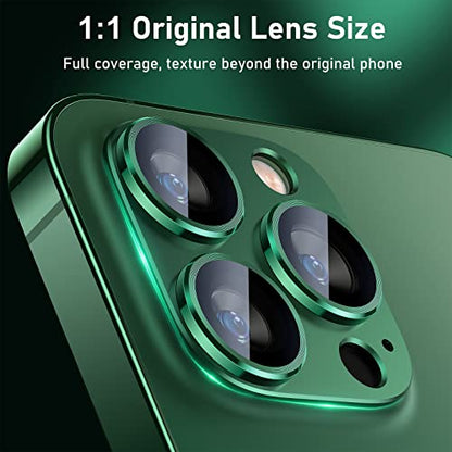 UniqueMe for iPhone 13 Pro/13 Pro Max Camera Lens Protector-Alpine Green - color: Alpine Green