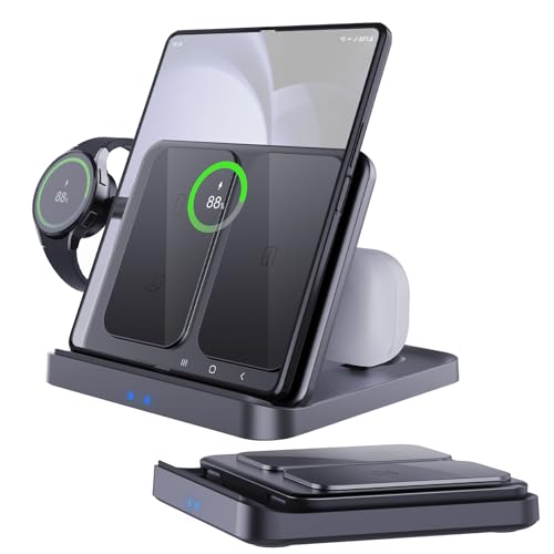 3 in 1 Foldable Wireless Charging Station for Galaxy Z Fold &Z Flip