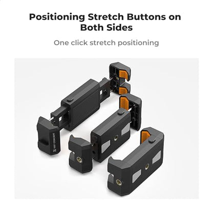 K&F CONCEPT Tablet and Cellphone Tripod Mount Adapter Holder - style: Adjustable Clamp