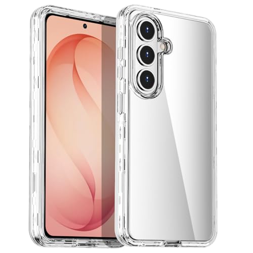 AICase for Samsung Galaxy S26 Plus Clear Case(6.9"),Heavy Duty Drop Protection Full Body Rugged Shockproof/Dust Proof 3-Layer Military Protective Tough Durable Cover for Galaxy S26 Plus 2025 - color: Clear, size: Samsung Galaxy S26 Plus 6.9"