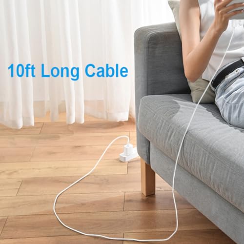 iPhone Fast Charger[MFi Certified],iPhone Fast Charging Cube USB C Charger - color: White 10feet