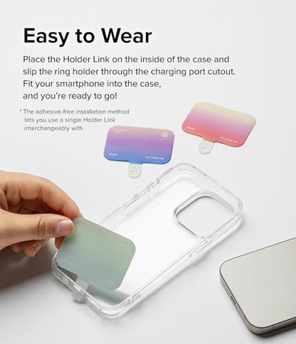 Ringke Holder Link Snap Hook Lanyard for Universal Cell Phone Case, Adjustable Crossbody Phone Lanyard - color: Forest