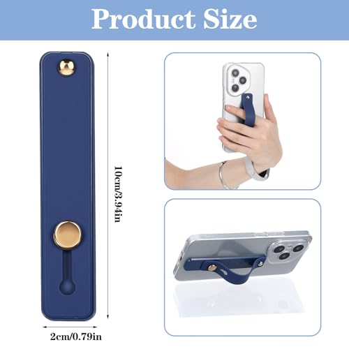 Ymapinc 2Pcs Phone Loops for Back of Phone Strap Grip Holder - color: Blue