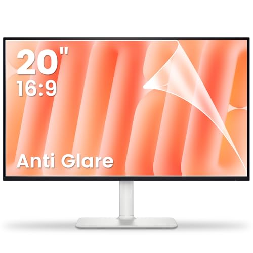 F FORITO 2-Pack 20 inch 16:9 Matte Anti Glare Computer Screen Cover, Anti Glare Eye Protection Film Compatible with All 20" Widescreen Monitors with 16:9 Aspect Ratio (17.4" W x 9.8" H) Not for 16:10 - size: 22 Inch (Diagonal) - 16:9 Aspect Ratio