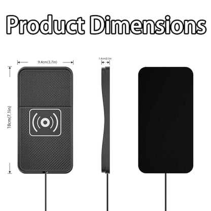 Car Wireless Charger Pad for Acura MDX ADX RDX ZDX 2001-2026, Fast Car Wireless Charging Pad for Car Center Console, Non Slip Charging Mat,1M-USB - color: 1M-USB