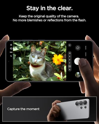Spigen Camera Lens Protector for Galaxy S26 Ultra - Black [2 Pack]