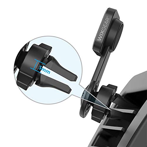 Magnetic Mount, Universal Air Vent Twist Hole Magnetic Phone Holder for Car, for All Cell Phones with Fast Swift-Snap Technology, Will Not Block Air Vent Flow - for Horizontal Vent