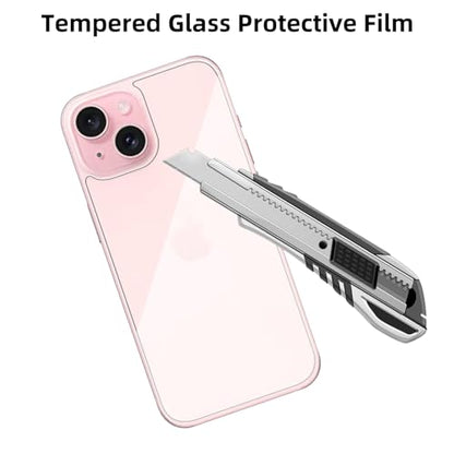 3 Pack Glass Back Screen Protector for iPhone 15/14/13 6.1 Inch - size: iPhone 15 / 14 / 13