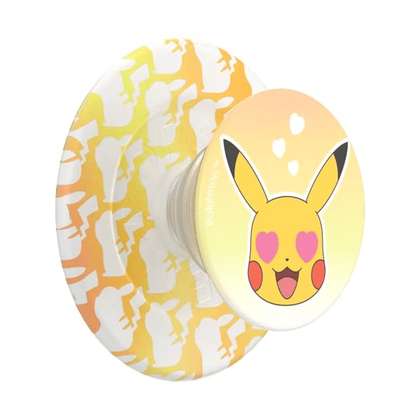 PopSockets Phone Grip for MagSafe, Magnetic Holder- Love Ya Pikachu - color: Love Ya Pikachu, style: MagSafe