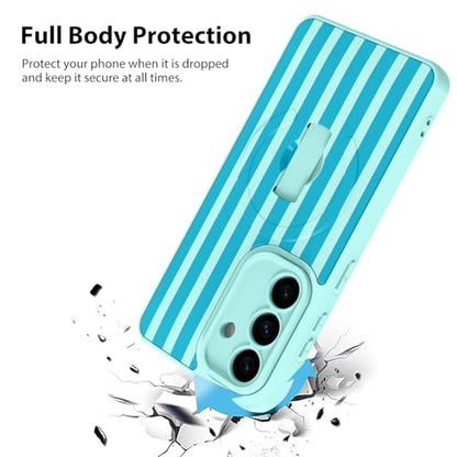 KANGHAR Compatible with Samsung Galaxy S26 Case Stripes -Blue - color: Blue-Stripes, size: Samsung Galaxy S26