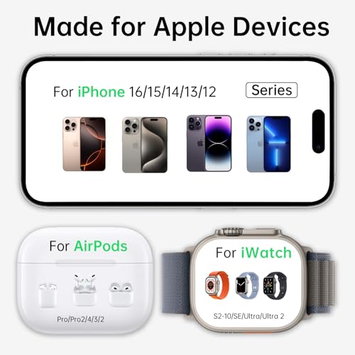 2026 Magnetic 3 in 1 Fast Wireless Charger
