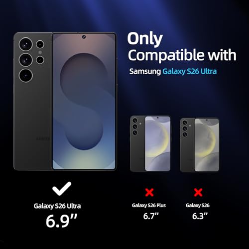 X-it for Samsung Galaxy S26 Ultra Privacy Screen Protector, 2-Pack - size: S26 Ultra-2pcs