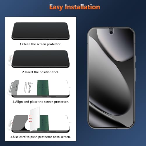 28 ° Matte Privacy TPU Screen Protector for Google Pixel 10 Pro XL - size: Pixel 10 Pro XL