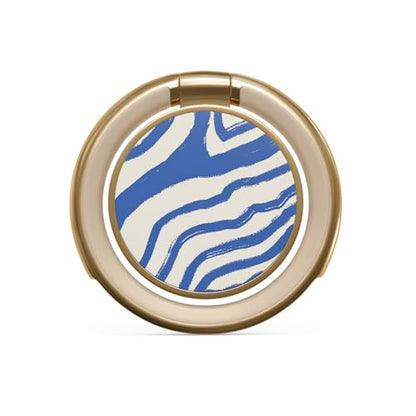 BURGA Cell Phone Ring, Holder Grip and Stand - Finger Phone Grip for Back of Smartphone Case, Kickstand 360 Rotation, Universal Ring for iPhone Samsung Galaxy Huawei Google Pixel, Stylish Accessories - color: Seven Seas, style: Gold