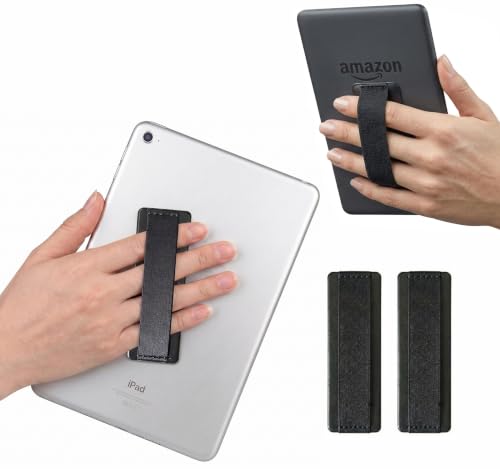 Hand Holder Strap for 8-10" Kindle eReaders Fire Tablet (Black) - 2PC - color: 1Black