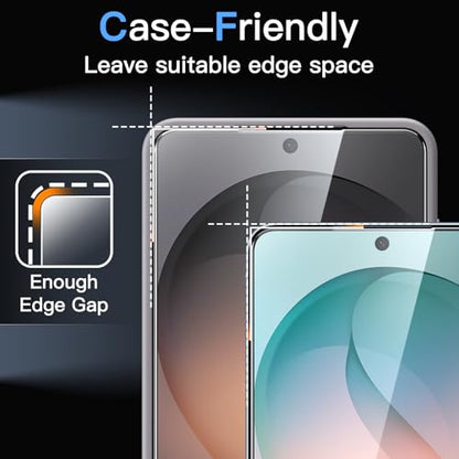 JETech Screen Protector for Samsung Galaxy S26, 3-Pack | 9H Tempered Glass, HD Clear, Anti-Scratch Protection, Easy Installation Tool - size: Galaxy S26