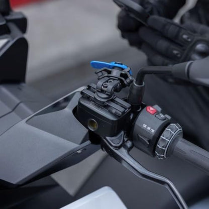 Quad Lock Brake Reservoir Motorcycle Phone Mount with Vibration Dampener and MAG Phone Case for iPhone 17 Air - size: iPhone 17 Air