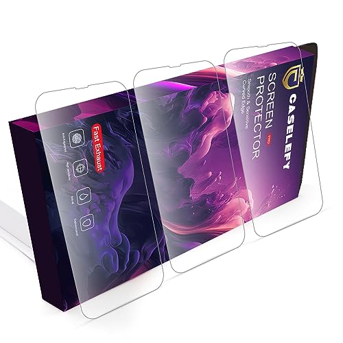 2.5D 9H Anti Scratch Ultra Strong Anti-Fingerprint Tempered Glass Screen Protector For iPhone 13/13 Pro/14 (3 pack)