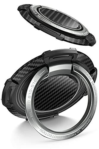 SUPCASE Cell Phone Ring Holder, 360° Rotation Universal Phone Grip, Black