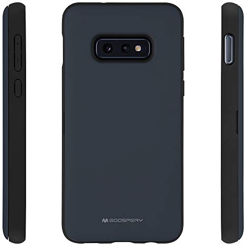 GOOSPERY Magnetic Door Bumper Compatible with Galaxy S10e, Card Holder Wallet Case Easy Magnet Auto Closing Protective Dual Layer Sturdy Phone Back Cover - Midnight Blue - color: Navy, size: Galaxy S10E