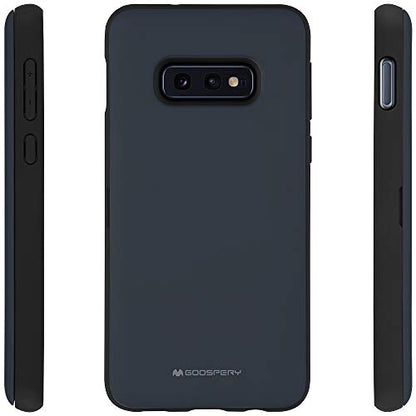 GOOSPERY Magnetic Door Bumper Compatible with Galaxy S10e, Card Holder Wallet Case Easy Magnet Auto Closing Protective Dual Layer Sturdy Phone Back Cover - Midnight Blue - color: Navy, size: Galaxy S10E
