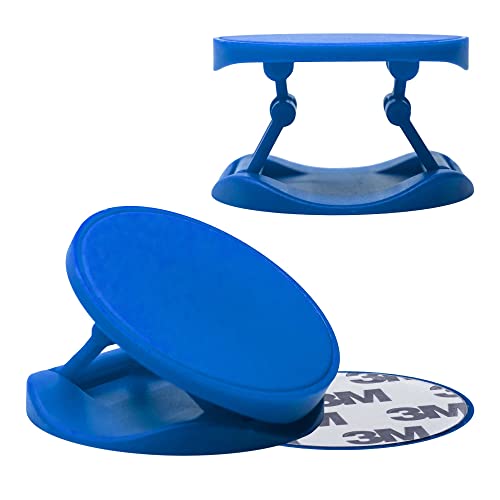 Phone Grip and Stand, Universal Expandable Phone Holder for Smartphones (Blue) - color: Blue