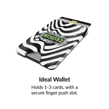 VELVET CAVIAR compatible with MagSafe Wallet - Magnetic Card Holder Wallet for iPhone 12/13/14/15 (Beetlejuice It's Showtime) - color: Beetlejuice It's Showtime