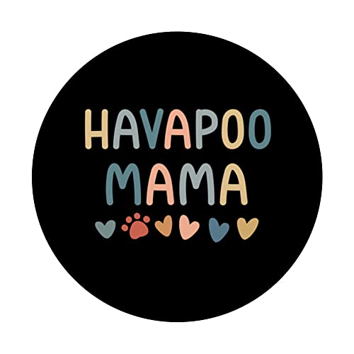 Havapoo Mama Doodle Dog Mom PopSockets Swappable PopGrip