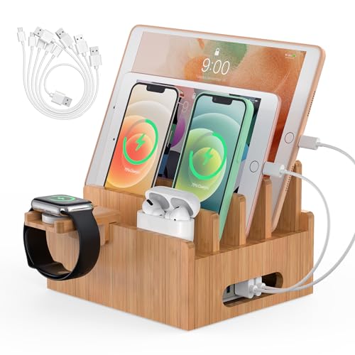 Pezin & Hulin Cell Phone Charging Stations with Watch Holder - color: Dock Rack +Cables
