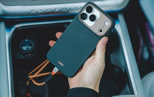 URBAN ARMOR GEAR UAG Designed for iPhone 17 Pro Case Fibr Armr - Compatible with MagSafe Kevlar Fiber Military Grade Protective Cover, Kevlar Graphite/Bronze - color: Fibr Armr - Kevlar Graphite/Bronze