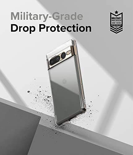 Ringke Fusion for Google Pixel 7 Pro Case [Oil & Dirt Resistant] Anti-Fingerprint Technology Prevents Oily Smudges Phone Cover for Women, Men - Matte Clear | Oil & Dirt Resistant, Anti-Fingerprint Technology Prevents Oily Smudges, Frosted Coating Feels Ve
