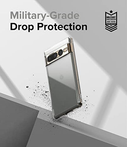 Ringke Fusion for Google Pixel 7 Pro Case [Oil & Dirt Resistant] Anti-Fingerprint Technology Prevents Oily Smudges Phone Cover for Women, Men - Matte Clear | Oil & Dirt Resistant, Anti-Fingerprint Technology Prevents Oily Smudges, Frosted Coating Feels Ve