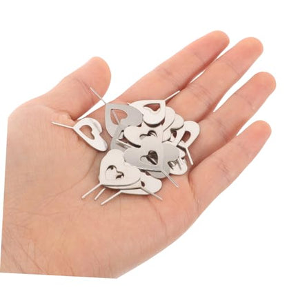 100pcs Sim Card Ejector Pins Universal Stainless Steel Silver