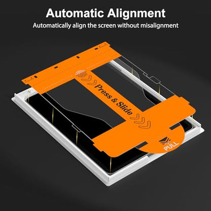SPARIN Screen Protector for iPad Mini 7/6 (7th/6th Generation), 8.3 Inch | 2 Pack, Auto Alignment, Easy Installation Tray, Tempered Glass, Case Friendly - size: iPad Mini 8.3" 2024/2021