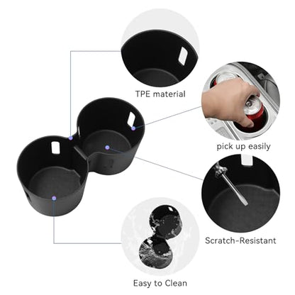 smabee Console Console Cup Holder Insert for Hyundai IONIQ 9 2026