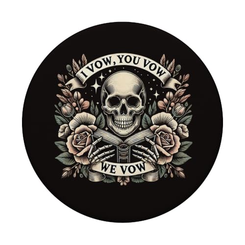 I Vow You Vow We Vow Smutty Spicy Book Dark Romance Reader PopSockets Adhesive PopGrip - style: Adhesive PopGrip