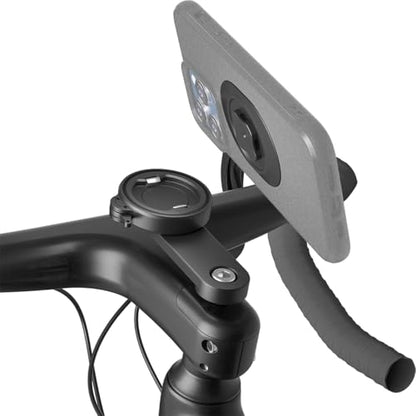 Bike Stem Phone Mount Holder, Dual Lock Secure Grip, 1-Hand Quick Release - style: Dual-Clip Stem Cap Mount