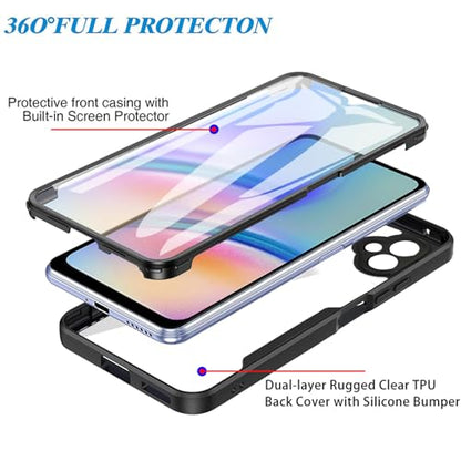 CCSamll for Samsung Galaxy A07 Case with Screen Protector QC Pink
