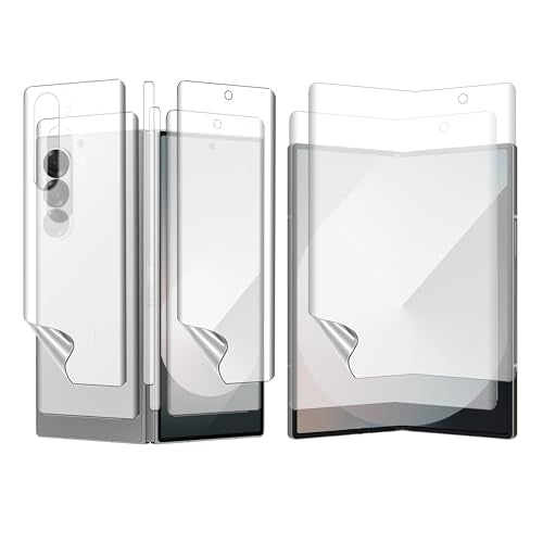 [2 Sets 8Pack] Matte Screen Protector for Samsung Galaxy Z Fold 6,Soft TPU Film Ultra-Thin Anti-Glare,Outside+Inside Screen+Back Cover+Side film - size: for Z Fold 6