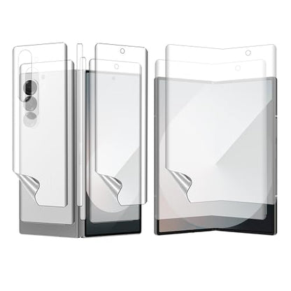 [2 Sets 8Pack] Matte Screen Protector for Samsung Galaxy Z Fold 6,Soft TPU Film Ultra-Thin Anti-Glare,Outside+Inside Screen+Back Cover+Side film - size: for Z Fold 6