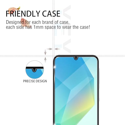 Screen Protector for Samsung Galaxy A16, [2+2 Pack] Tempered Glass for Galaxy A16 5G & Camera Lens Protectors[Ultrasonic Fingerprint Unlock] [Case Friendly] [Bubble-Free] - size: Galaxy A16