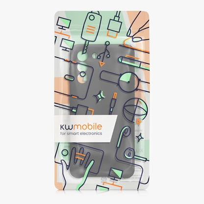 kwmobile Case Compatible with Samsung Galaxy S21 Case - Slim TPU Silicone Phone Cover - Soft Touch Finish - Black - color: black, size: Galaxy S21