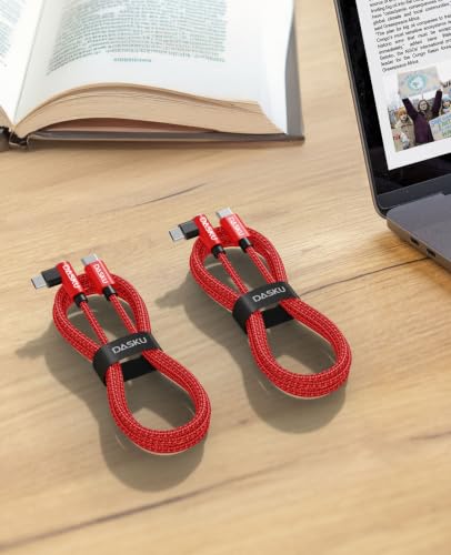 USB C to USB C Cable 90 Degree USB C Cable Fast Charging 60W, 6FT 2Pack - color: Red, size: 6FT, style: USB C to USB C
