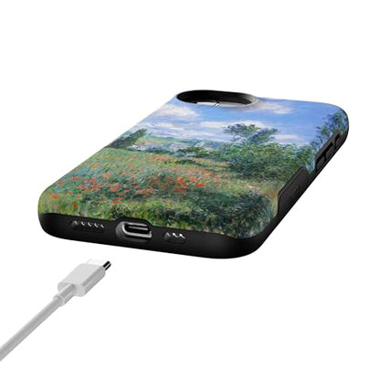 Casely iPhone 16e Case | Monet's View | The Met Museum | Bold Protective Design | Compatible with MagSafe - color: Monet's View | The Met Museum