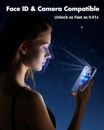 UNBREAKcable 4PCS Screen Protector for iPhone 13 Pro - 2 Privacy Tempered Glass+2 Clear Glass Double Shatterproof [Installation Frame] [9H Hardness] [Case Friendly] Anti-Scratch for iPhone 6.1 inch - size: iPhone 13 Pro
